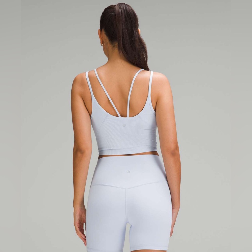 NWT Lululemon Align Strappy Ribbed Tank Top Lilac Ether Purple Crop Camisole 10 - Picture 7 of 8